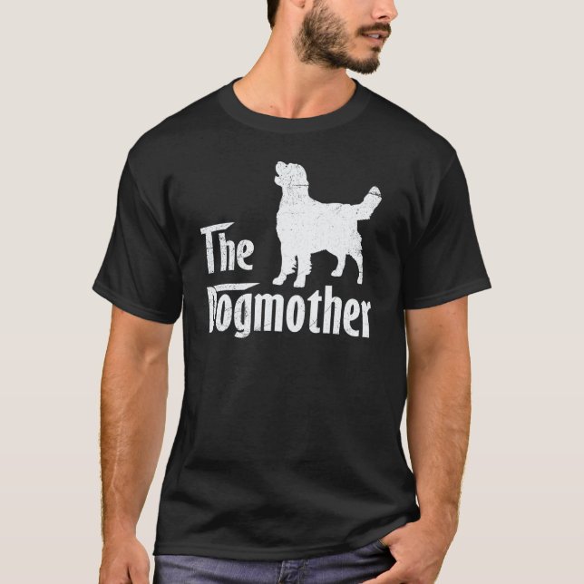 Lustiger Retriever Hundemutter Muttertag T-Shirt (Vorderseite)