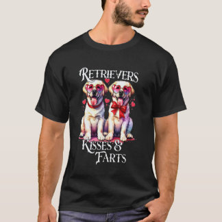 Lustiger Retriever Küsst Retriever Furzt Retriever T-Shirt