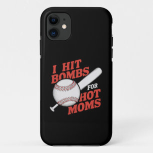 Lustiger Retro-Baseball: Ich schlage Bomben für he Case-Mate iPhone Hülle