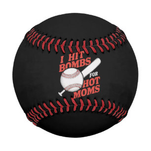 Lustiger Retro-Baseball Ich schlage Bomben für hei Baseball