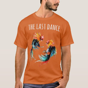 Lustiger Retro-Kampfhahn T-Shirt