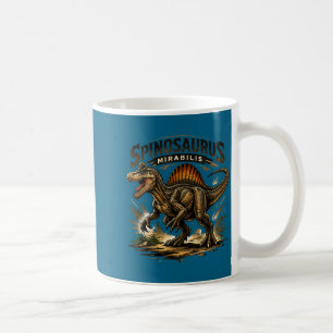 Lustiger Retro-Spinosaurus Dinosaurier Spinosaurus Kaffeetasse