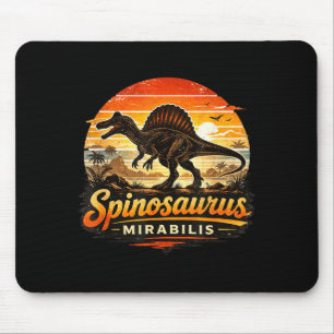 Lustiger Retro-Spinosaurus Dinosaurier Spinosaurus Mousepad