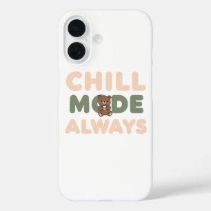 Lustiger Retro-Spruch für einen faulen Tag iPhone 16 Hülle