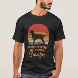 Lustiger Retro Vintage Sonnenuntergang Cobberhund T-Shirt