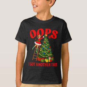 Lustiger Retro-Weihnachts-Oops-Ich-Habe-Einen-Weit T-Shirt