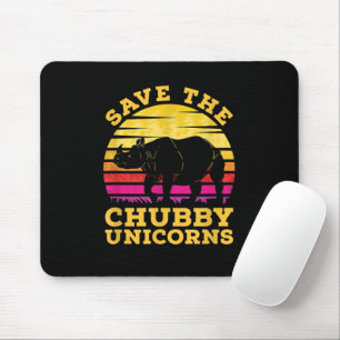 Lustiger Retter der dicken Einhörner Zoo Wärter Mousepad