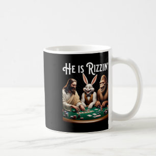 Lustiger Rizz Er ist Rizzin Jesus  Kaffeetasse