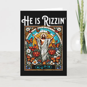 Lustiger Rizz Er ist Rizzin Jesus Karte