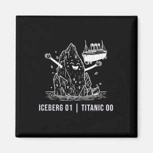 Lustiger Rms Titanic Eisberg Kreuzfahrtschiff Witz Magnet