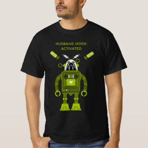 Lustiger Roboter-Ehemann-Jubiläum T-Shirt