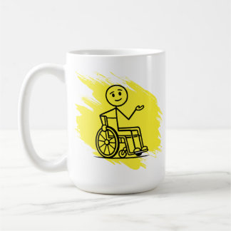 Lustiger Rollstuhl Humor Custom Factory Garantie T Kaffeetasse