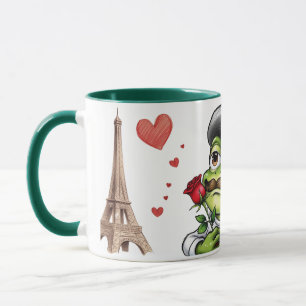 lustiger romantischer Franzosen für Valentinstag Tasse