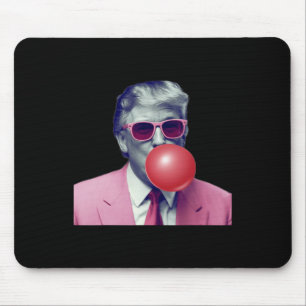 Lustiger Rosa Donald Trump Bubble Gum Yum Tee  Mousepad