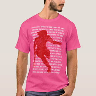 Lustiger Roter Stern Soldat Cosplay T-Shirt