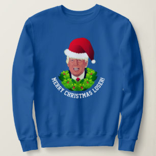Lustiger roter sweatshirt