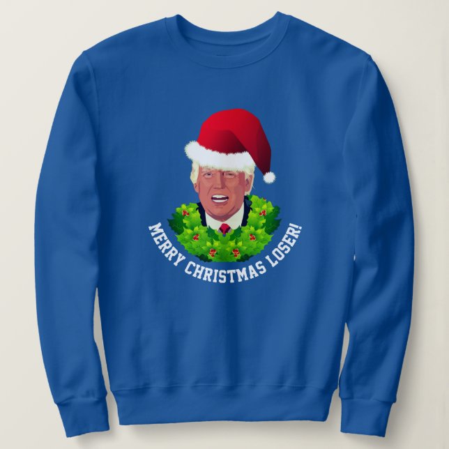 Lustiger roter sweatshirt (Design vorne)