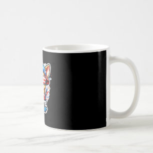 Lustiger roter weißer und Wuff Chihuahua Hund patr Kaffeetasse