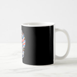 Lustiger roter weißer und Wuff Great Dane Hund pat Kaffeetasse