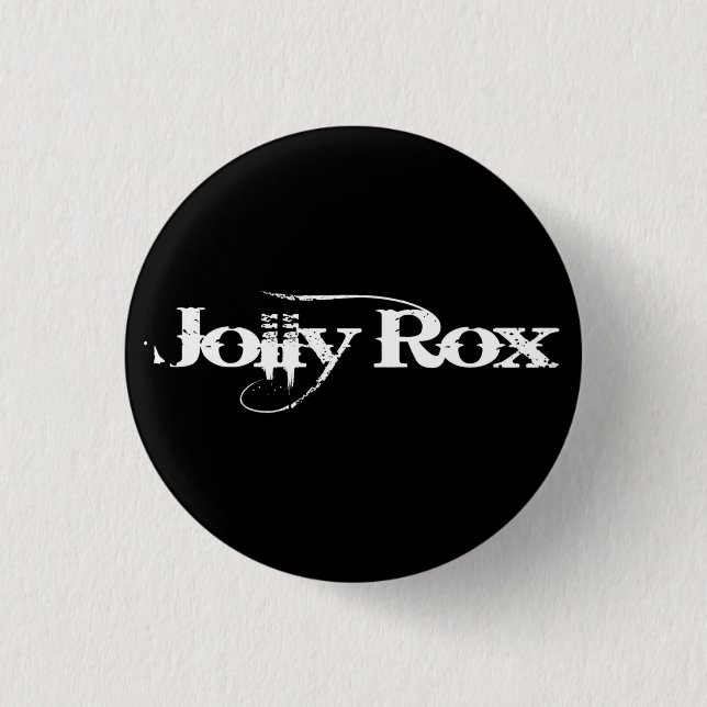 Lustiger Rox Knopf Button (Vorderseite)