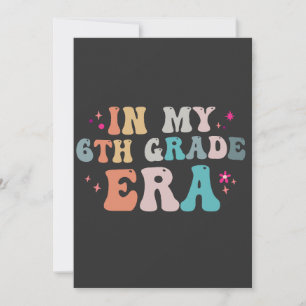 Lustiger Rückkehr zur Schule In meiner 6. Klasse Ä Einladung