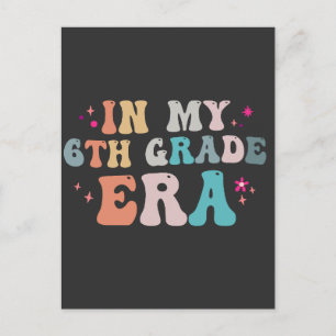 Lustiger Rückkehr zur Schule In meiner 6. Klasse Ä Postkarte