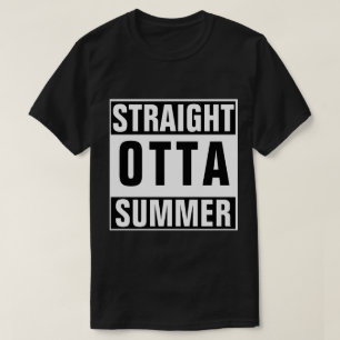 Lustiger Rückkehr-zur-Schule Straight-Outta-Sommer T-Shirt