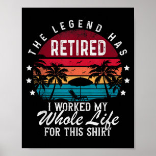 Lustiger Ruhestand Im Ruhestand Ich Habe Mein Ganz Poster