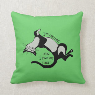 lustiger Ruhestand Kissen