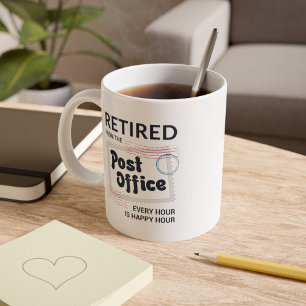Lustiger Ruhestand Postbote Jumbo-Tasse