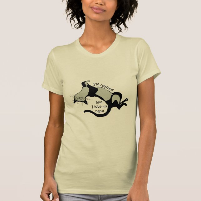 lustiger Ruhestand T-Shirt (Vorderseite)