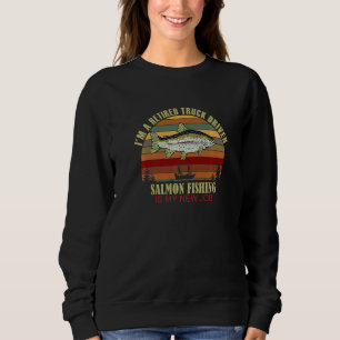 Lustiger Ruheständler LKW FAHRER Neuer Job Lachsan Sweatshirt