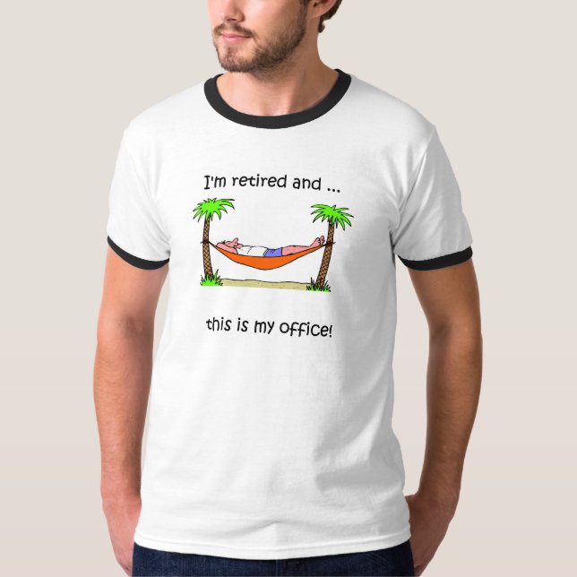 Lustiger Ruhestands-Spaß T-Shirt (Vorderseite)