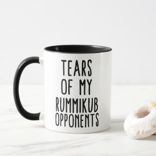 Lustiger Rummikub-Spieler-Geschenkbecher Tasse
