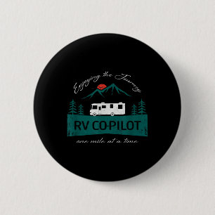 Lustiger RV-Copilot Motorhome Camping Button