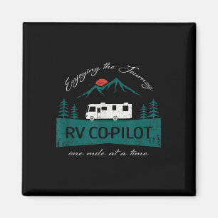 Lustiger RV-Copilot Wohnmobil Camping Magnet