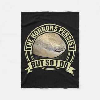Lustiger Sacabambass-Fisch-Meme-Horrors bestehen w Fleecedecke