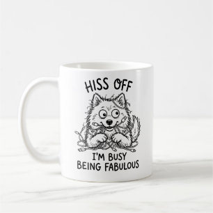 Lustiger Samojeden-Becher Klassiker Kaffeetasse