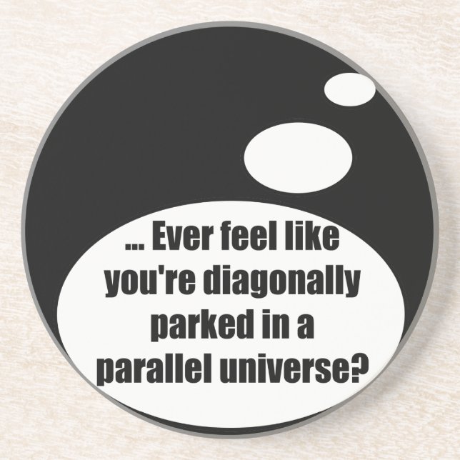 Lustiger Sandstein-Untersetzer Untersetzer (Vorne)