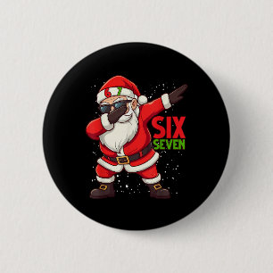Lustiger Santa Dab Six Seven Weihnachten 67 Meme G Button