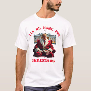 Lustiger Santa Trump Weihnachts-Pyjama-T-Shirt B T-Shirt