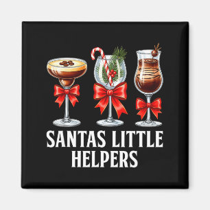 Lustiger Santas Kleiner Helfer Martini Schwanz Fro Magnet