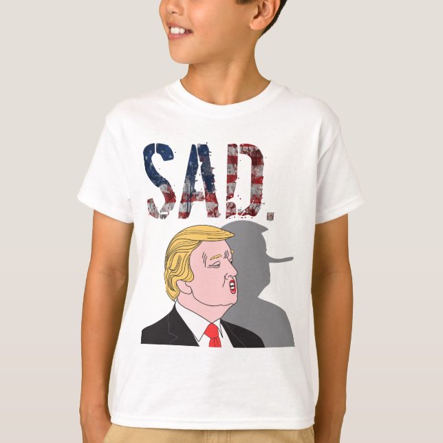 Lustiger sarkastischer Antipräsident Donald Trump T-Shirt (Vorderseite)