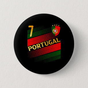 Lustiger sarkastischer Geschenkeladen Portugal-Fla Button