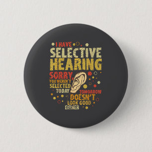 Lustiger sarkastischer Humor mit der Aussage Ich h Button