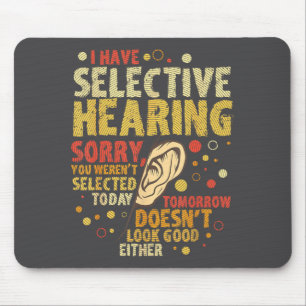Lustiger sarkastischer Humor mit der Aussage Ich h Mousepad
