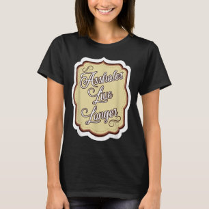 Lustiger sarkastischer Humor Sarkasmus Zitat Löche T-Shirt