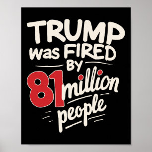Lustiger sarkastischer Humor Trump wurde von 81 Mi Poster