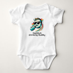 Lustiger Säugling Trinkkumpel Humor Bodysuit Baby Strampler