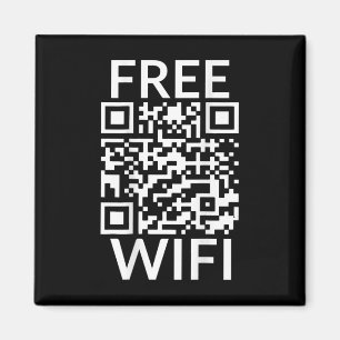 Lustiger Scan Kostenloses WLAN Trump Tanz Streich  Magnet